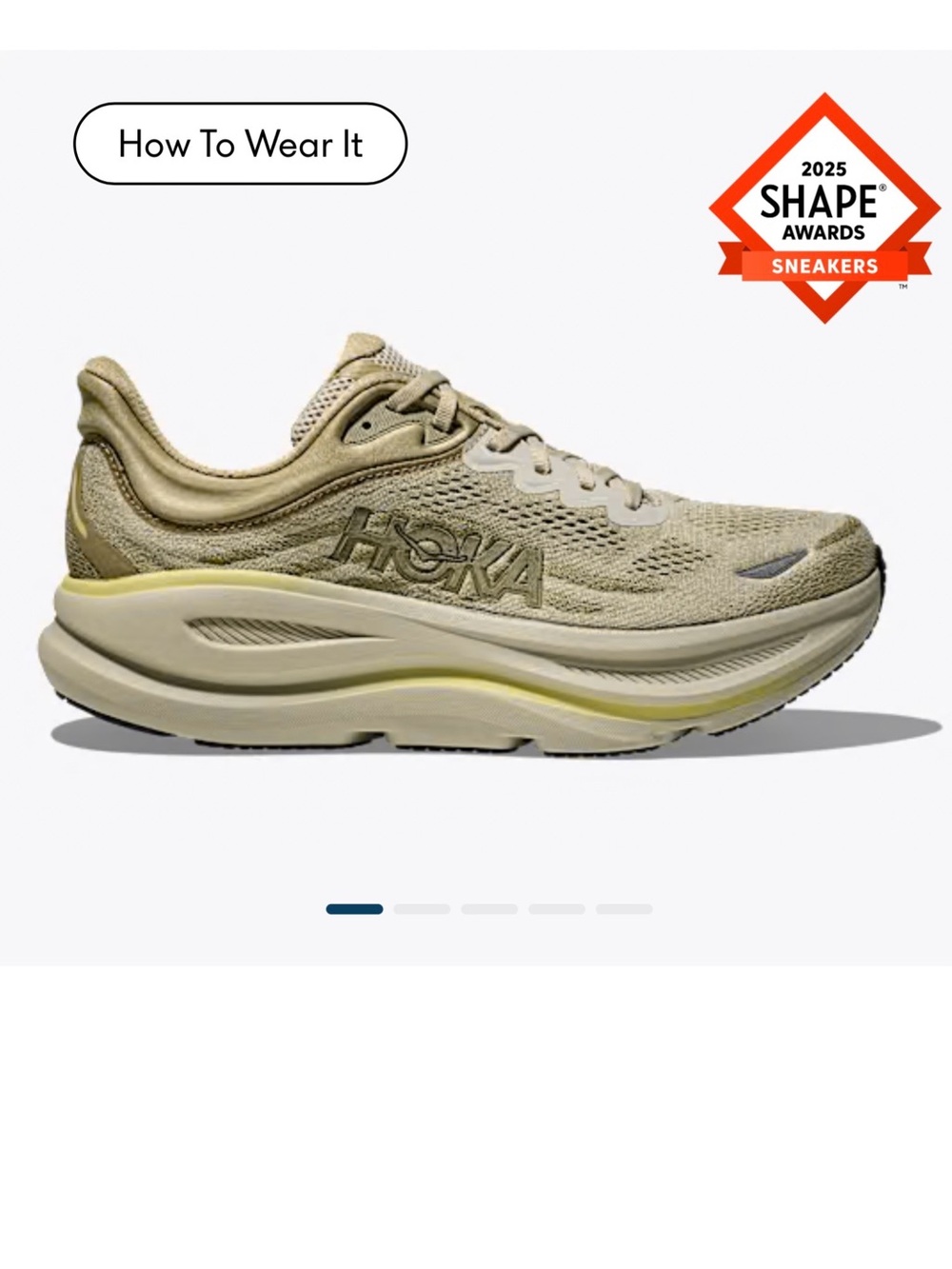 Hoka Men’s Bondi 9 Color: Grassland / Oyster Mushroom